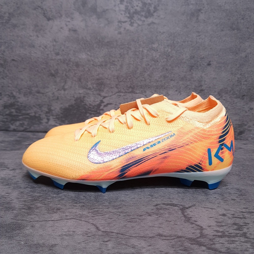 NIKE Mercurial Vapor 16 Pro Kylian Mbappe GS 4Y Womens 6.5 Cleats Melon Orange